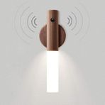 LED hareket sensörlü ışık, ahşap duvar lambası, akü merdiveni, USB şarj edilebilir, vintage iç duvar lambası, dedektör, kablosuz ışık, gece lambası, manyetik çocuk odası, başucu lambası, sıcak beyaz