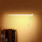 LED İç Mekan Duvar Lambası Hareket Sensörlü Duvar Lambası Kısılabilir Anahtarlı Duvar Aydınlatması Mutfak Dolap Merdiven için USB Şarj Edilebilir Duvar Lambası (Sıcak Işık, 20 cm)