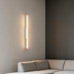 LED İç Mekan Duvar Lambası Modern Minimalist Uzun Duvar Aydınlatma Yaratıcılık Metal Alüminyum Yatak Odası Oturma Odası Koridor Merdiven Duvar Lambası (Sıcak Beyaz Işık, 120 cm)