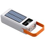 Led Işıklı 60000Mah Güneş Pil Paketi, Yüksek Kapasiteli Güç Bankası, Dahili Kablolar, Çoklu Şarj Bağlantı Noktaları, Açık Hava Etkinlikleri İçin Mükemmel