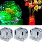 Led Işıklı Buz Küpleri (3 Adet) - ÇOK RENKLİ