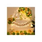 Led Işıklı Gold Küfyeşili Balon Kemer Kiti Doğum Günü Parti Seti Süsü, 5