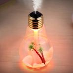 LED Işıklı Hava Nemlendirici Buhar Makinası Ampul Şekilli - 1