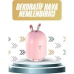 LED Işıklı Hava Nemlendirici Buhar Makinesi Dekoratif Aromaterapi - TK002M-6VKTA9 - Çok Renkli