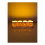 Led Işıklı Home Dekorasyon 4 ADET LED MUM DAHİLDİR