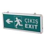 Led Işıklı Iki/Çift Yönlü Acil Çıkış Exit Tabelası Sağ/Sol Ok (327534004)