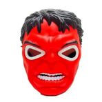 LED IŞIKLI MASKE IŞIKLI KIRMIZI HULK MASKESİ LED LİGHT RED HULK MASK PARTİ MASKELERİ KIRMIZI MASKE