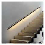 LED ışıklı merdiven il sundurma ve veranda alüminyum kapmak Bar ışık ile açık ve kapalı merdiven duvar sol boyutu renkli aydınlatma seçeneği
