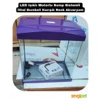 Led Işıklı Motorlu Sump Sistemli İthal Bombeli Karışık Renk Akvaryum