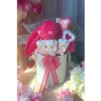 Led Işıklı Özel Kutuda Uyku Arkadaşı Bunny Peluş Tavşan İle Yeni Doğan Hediye Seti- Babyshower, Yenidoğan Hediyesi