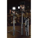 Led Işıklı Selfie Çubuğu Bluetooth Kumandalı Kablosuz Tripot Selfie Monopod Selfie Stick Senalstore