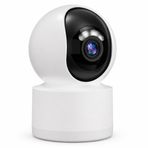 LED Işıklı WiFi Full HD Smart IP Güvenlik Kamerası, 1080P Yapay Zeka İnsansı Algılama 700LM Tam Renkli Gece Görüşlü 350° Pan 90° Tilt Type-C 128GB TF Kartlı Ev Ofis Bebek Evcil Hayvan Takip Kamerası