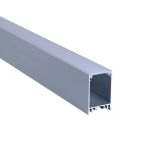 Led Kanal Alüminyum Profil Sarkıt Armatür 1 Metre Askılı Kasa 2184Çt Pleksi Cam Kapaklı Led Işıklandırma Profil Vitrin