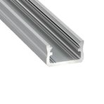 LED Kanal Profil Alüminyum İnce Kasa 13x6mm 1 Metre 10’luk Üst Opak Pleksi 2128 Yan Kapak Dahil