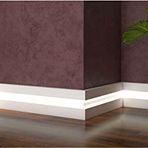 LED KANALLI BEYAZ 12 CM MDF SÜPÜRGELİK