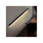 LED Küpeşte - Yardımcı Aydınlatma, Duvar İç Merdiven Korkulukları, LED Işıklı Küpeşte Korkulukları, Koridorlar, Garaj, Çatı Katı, Otel (Siyah, 140 cm)