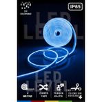 Led Level Neon Şerit LED 2 Metre Adabtör Anahtarlı 10 Adet Duvar Aparatı Hediye - Mavi