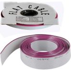 Led Magic Light Flat Data Kablo - Kayan Yazı Kablo Topu 16 Pin - 75 Metre