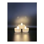 Led Mum 3 ad 4 cm yüzen mum cap 6 cm krem renk