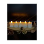 Led Mum 5 Adet 6 cm Beyaz Renk Batom Çap 6 Cm