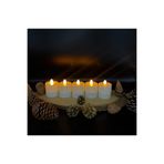 Led Mum 5 Adet 6 Cm Krem Renk Batom - 6 Cm Çap