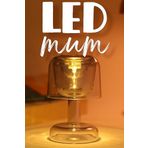 Led Mum İskandinav Tip Pil Dahil Dumansız Alev Ledli Yapay Dekoratif Mum Dekor Işığı Füme PT428
