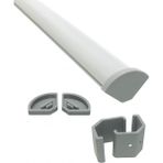 Led Paketim LP-4545 150cm Lineer Led Bar Boş Kasa Düz Renk ile 45 Derece Açılı Aydınlatma Çözümü