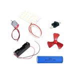 Led Panel Motor Pervane Elektrik Deney Seti - Ogrenci Elektrik Devresi