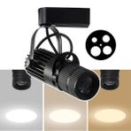 LED Pinspot Işın Spot Işıkları,Tiyatro Sahnesi Yakınlaştırma Spotları, 10W/15W/20W LED Raylı Işık, Tiyatro Sahnesi için KTV Bar Restoran Cafe Arka Plan Spot Aydınlatma,10W-6000K