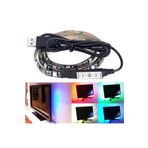 Led Power 1 Metre 5v Rgb Şerit Usb 5050 Smd Tv Monütör Ünite Arkası Işık