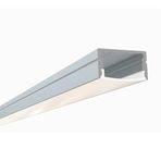 LED Profil Kanal Sıva üstü 18x11mm alüminyum 2mt. aydınlatma dekoratif şerit kanalı armatür linear ışık kare kasa