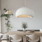 Led Projem Kaya Beton Tekli Sarkıt Avize Beton E27 Modern Avize - 50cm - Beyaz