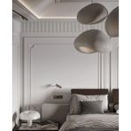 Led Projem Kaya Beton Tekli Sarkıt Avize Beton E27 Modern Avize - 50cm - Gri