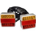 Led Römork Stop Lambası 7 Pin Set Mıknatıslı 7,5 Metre - 12v