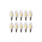Led Rustik Mum Buji Ampul, E14 Duy, 10'Lu Paket