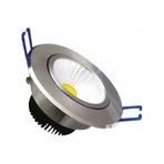 Led Spot 5 Watt Krom Kasa Beyaz Işık Cob Led Krom
