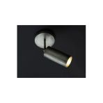 Led Spot Aplik Ve Avize Gri Fırcalı Led Aplik