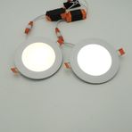 LED Spot Tavan Lambası, 6W, Gömme Montaj, Beyaz 2li paket