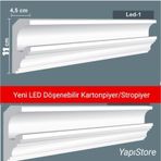 ✅Led Stropiyer Ledli Kartonpiyer Işık Bandı Tavan Kaplama cok-renkli