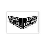 Led Tabela 16x128cm Çift Taraflı Beyaz Kayan Yazı-wifi