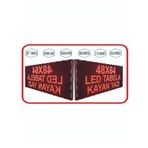 Led Tabela 48x64cm Çift Taraflı Kırmızı Kayan Yazı-wifi