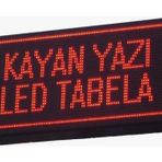 Led Tabela 96x96cm Çift Taraflı Kırmızı Kayan Yazı-wifi