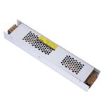 LED Trafo Sürücüsü, Çoklu Korumalar 185-264VAC Giriş Titreşimsiz Alüminyum Alaşımlı Muhafaza Kolay Kurulum Vitrin Aydınlatması Için LED Trafo (24V)
