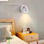LED USB ile şarj edilebilir duvar lambaları, döndürülebilir, 360° iç duvar lambası, şalterli, kısılabilir, kablosuz, manyetik duvar aydınlatması, uzaktan kumandalı, modern, koridor, merdiven boşluğu