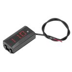 LED Voltaj Göstergesi, Dijital Ekran Araç Için 12v80V Test cihazı, Elektrikli Araçlar Için Evrensel Kurulum Ile Motosiklet, Evrensel Uygulama (kırmızı)