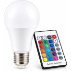 Ledarmy Cata CT-4058 9W Rgb-W LED Ampul Uzaktan Kumandalı 64 Renk E27 Duy Renk Değiştiren LED Ampul 7 Metre Algılama Mesafeli - 50 - 60 W