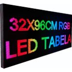 Ledeksis 32X96 cm Rgb LED Tabela Kayan Yazı-Wifi(Telefondan Yazılar Değiştirilebilir)