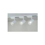 Lederax Led 3 Adet 30 w Led Ray Spot Vitrin Mağaza Armatürü 1m Raylı Beyaz Kasa Gün Işığı Işıklı Spot