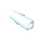 Ledesis Mutfak Dolabi Ve Tezgah Alti Bombe Difuzorlu Kose Bar Led 24V 3000K 150Cm