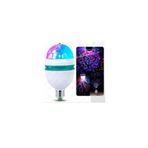 Ledim Mb Renkli Disko Ampulu Hareketli 360 Derece Donen Disco Topu Led Disko Donen Ampul